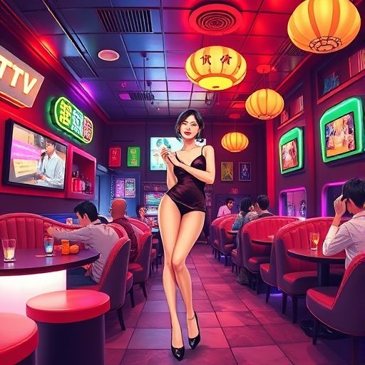 98场KTV包厢的欢乐氛围