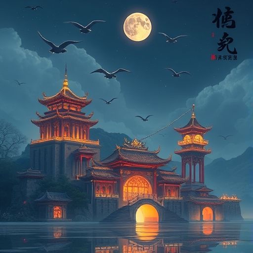 茶馆窗外的绿意