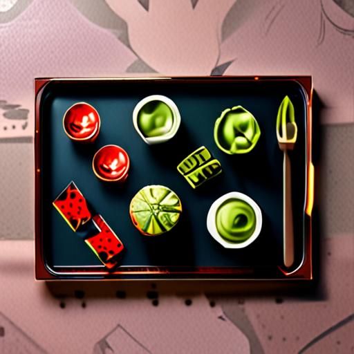 精致绿豆糕茶点