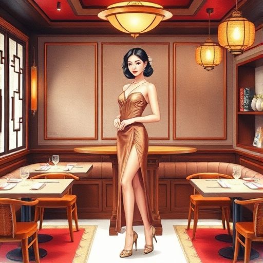分子料理表演场景