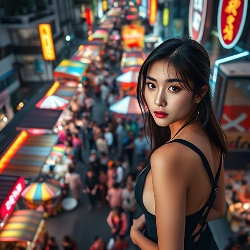夜市热力分布图