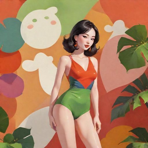 微信群聊卡通插画