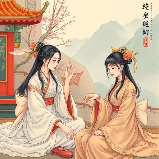 茶肆庭院的优雅景观