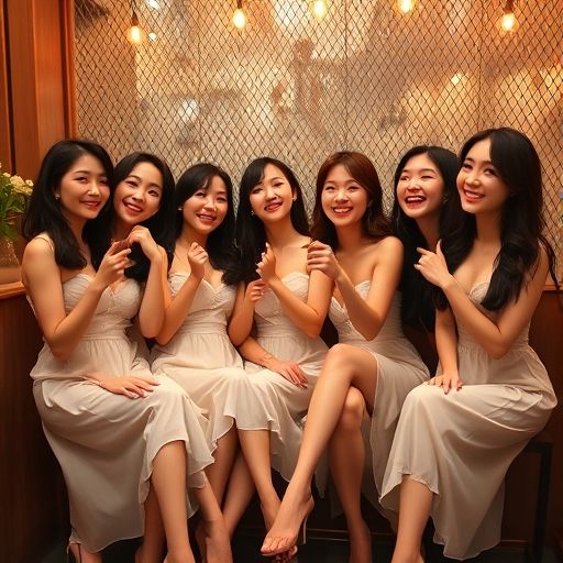 小姐群聚会欢乐时光