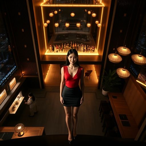 深圳高端茶社夜景俯瞰