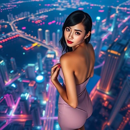 抽象风格的城市夜景地图，象征信息导航