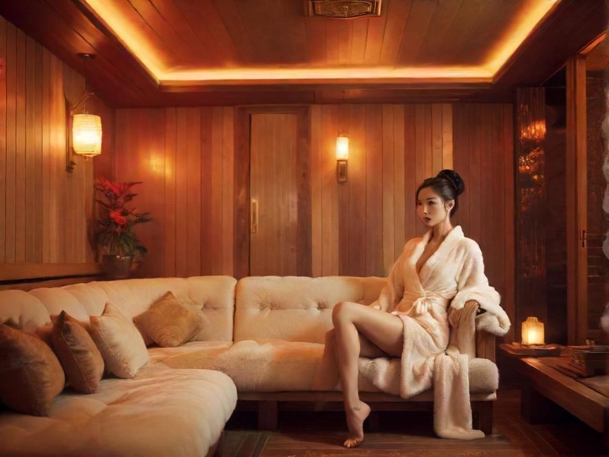 豪华会所内景，极致放松的私人空间