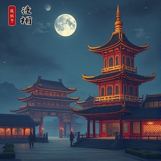 广州夜晚的街道，一扇不起眼的门可能通往隐藏的休闲会所