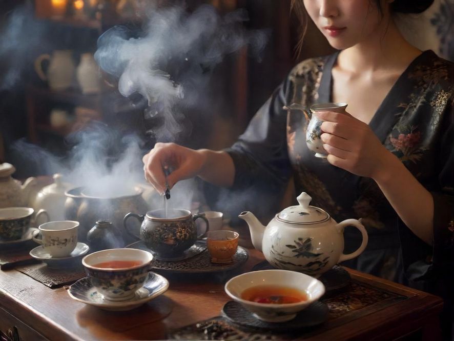百花楼茶艺展示与茶品