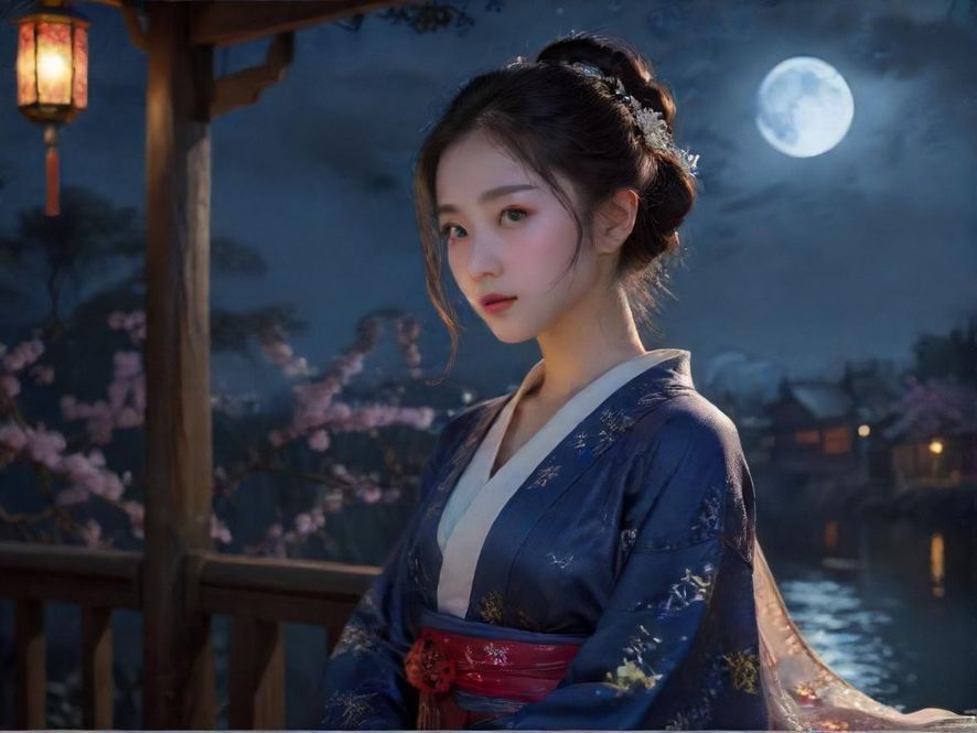 广州夜景下的信息网络