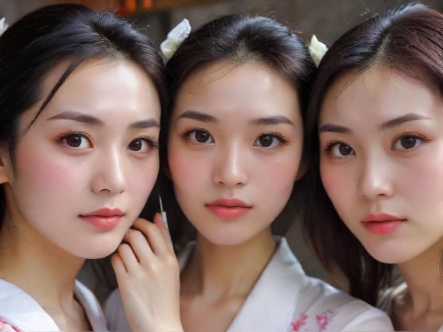 优雅女性肖像