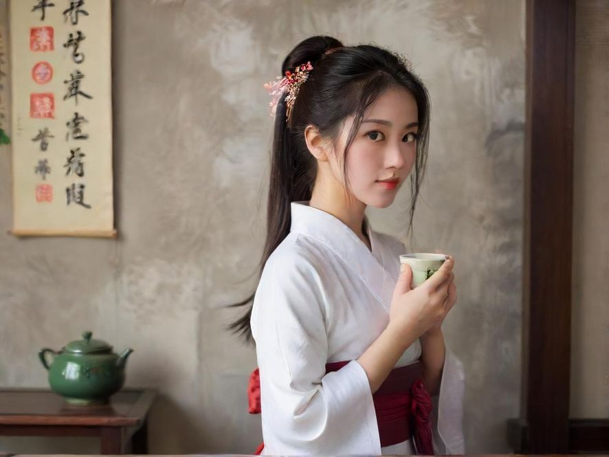 福田茶社的复古雅致氛围