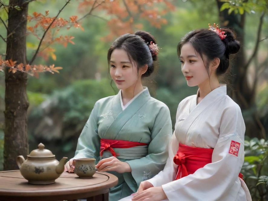 茶艺师在广州高端品茶工作室中优雅地泡茶