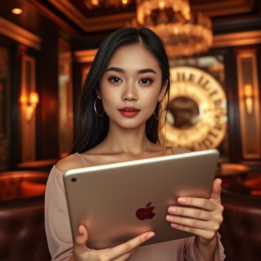 私人会所包厢内的iPad屏幕