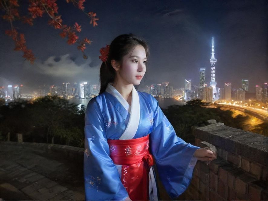 深圳夜场会所的炫彩夜景