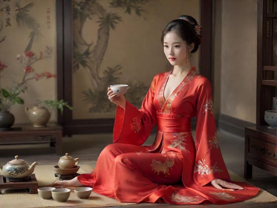 深圳嫩茶会所茶艺表演场景