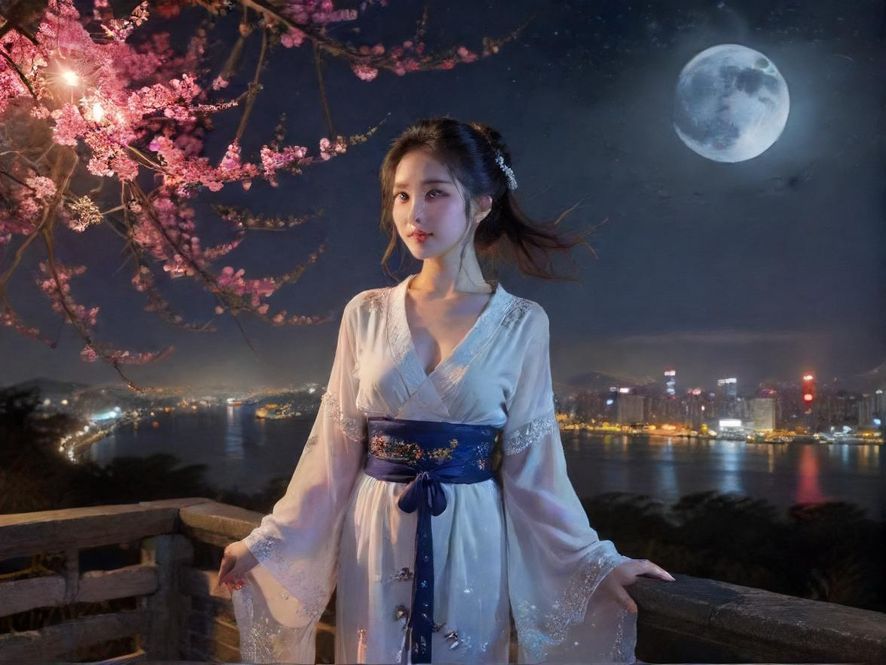 东莞夜场会所的霓虹灯光场景