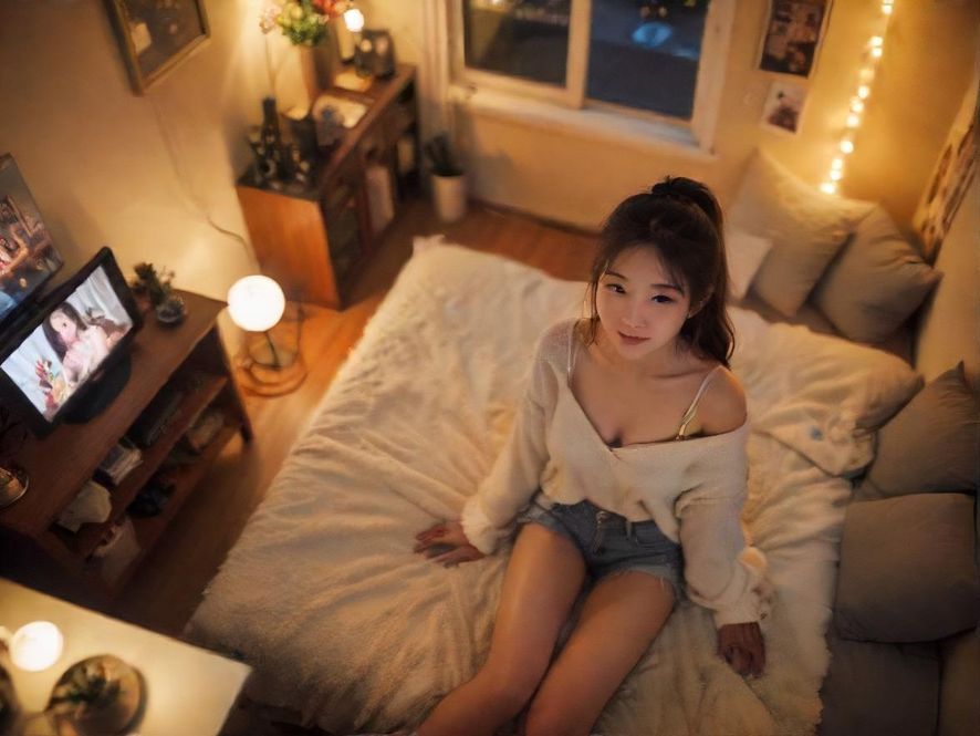 温馨舒适的休闲娱乐场所一角