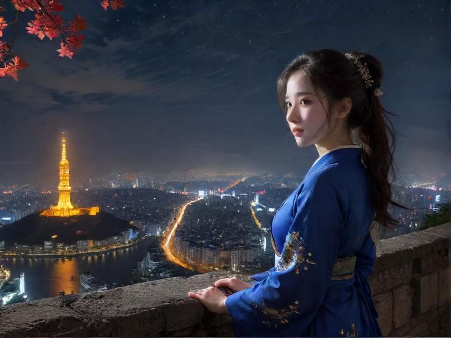 广州夜晚休闲场所入口