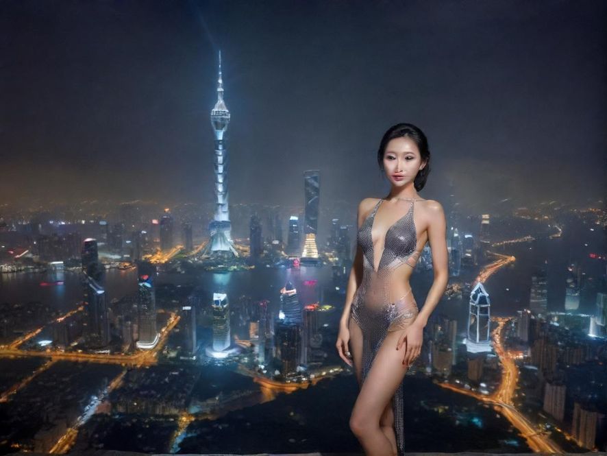 广州城市夜景