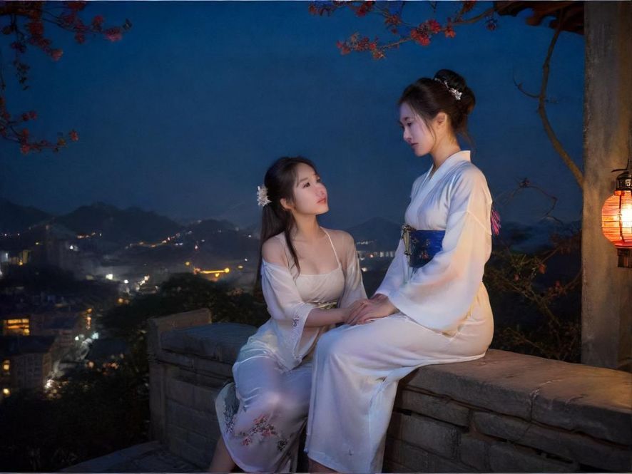 夜场娱乐热闹场景