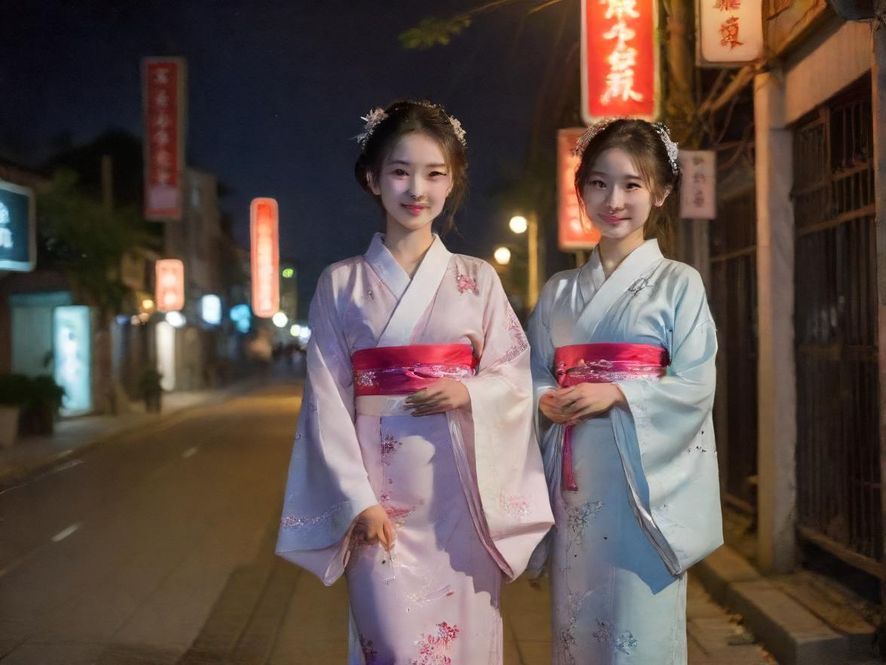 广州夜场霓虹灯光