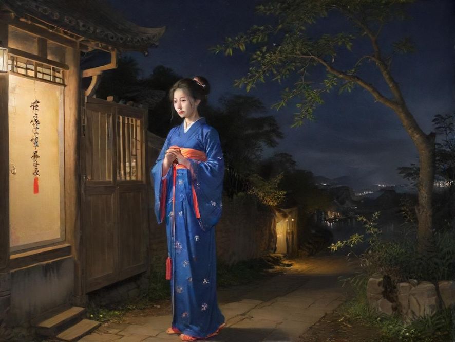 广州夜场街头景象