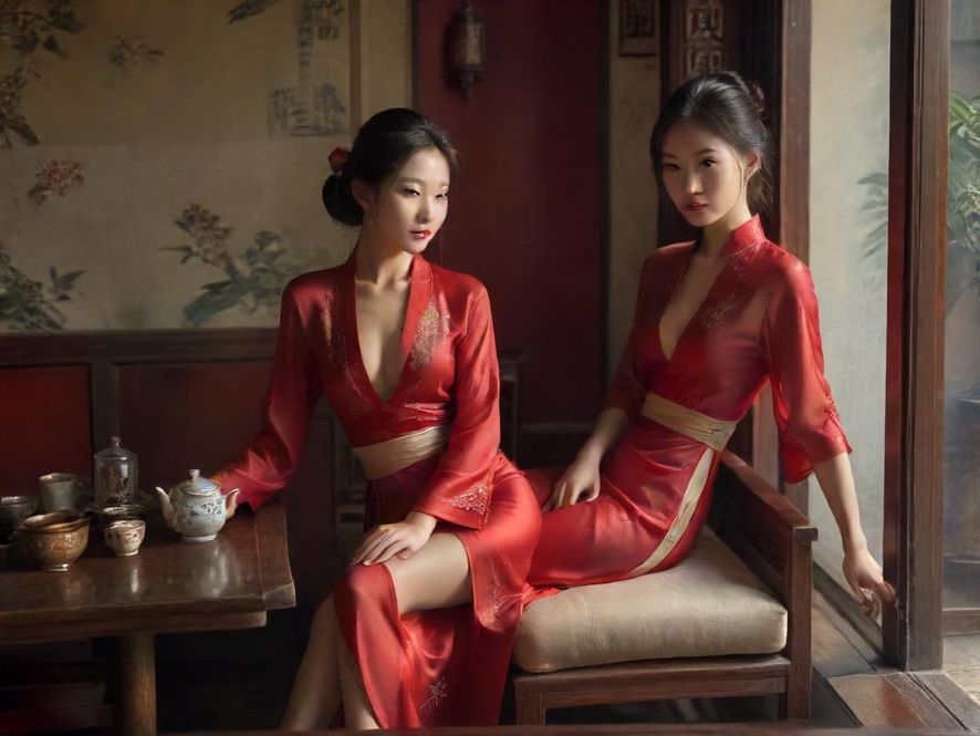 广州桑拿会所隐藏茶社一角