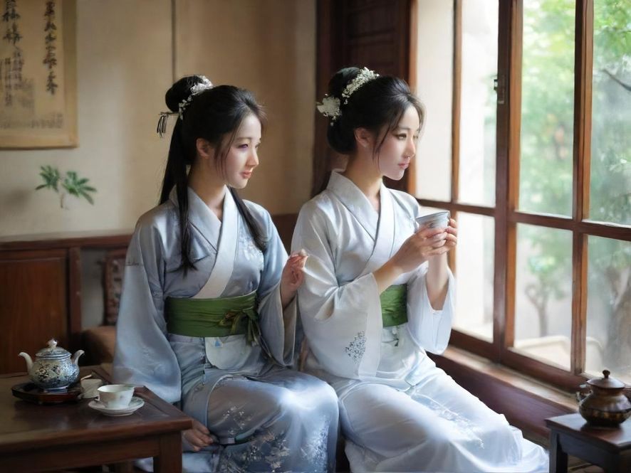 舒适私密的茶室内部