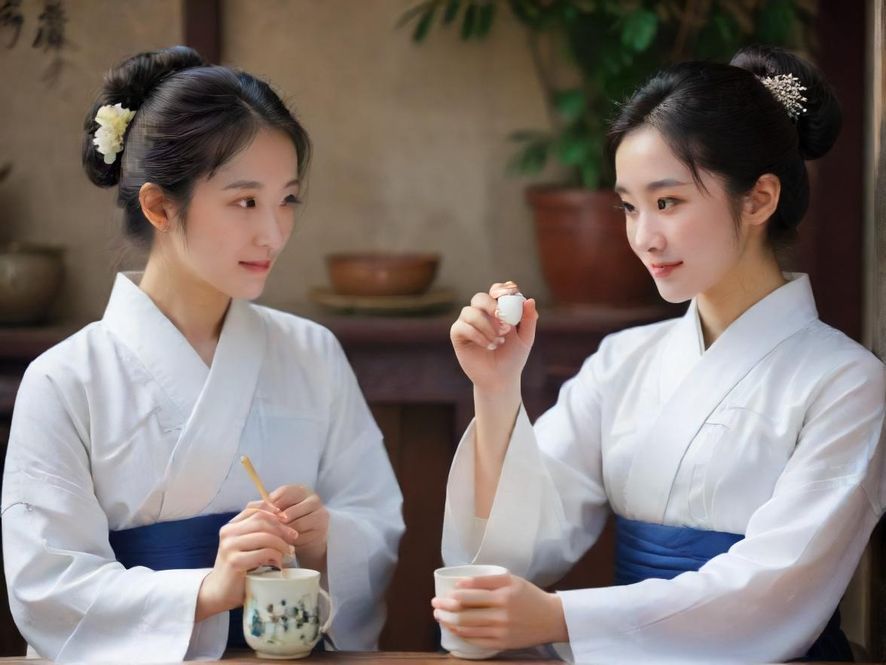 广州隐藏茶社一角
