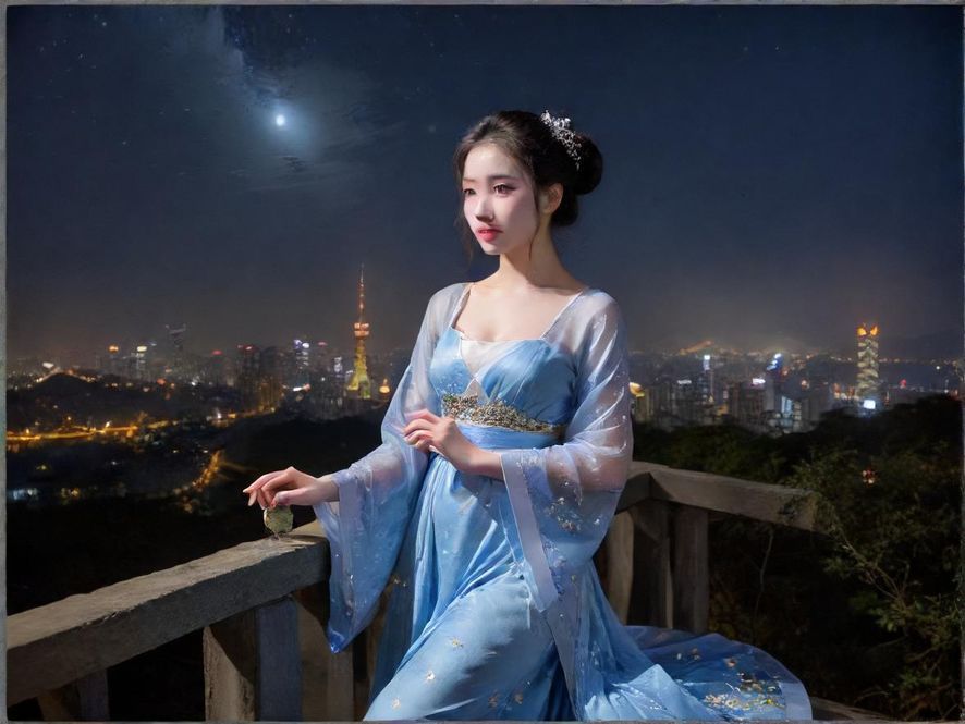 广州QT场夜景外观一览