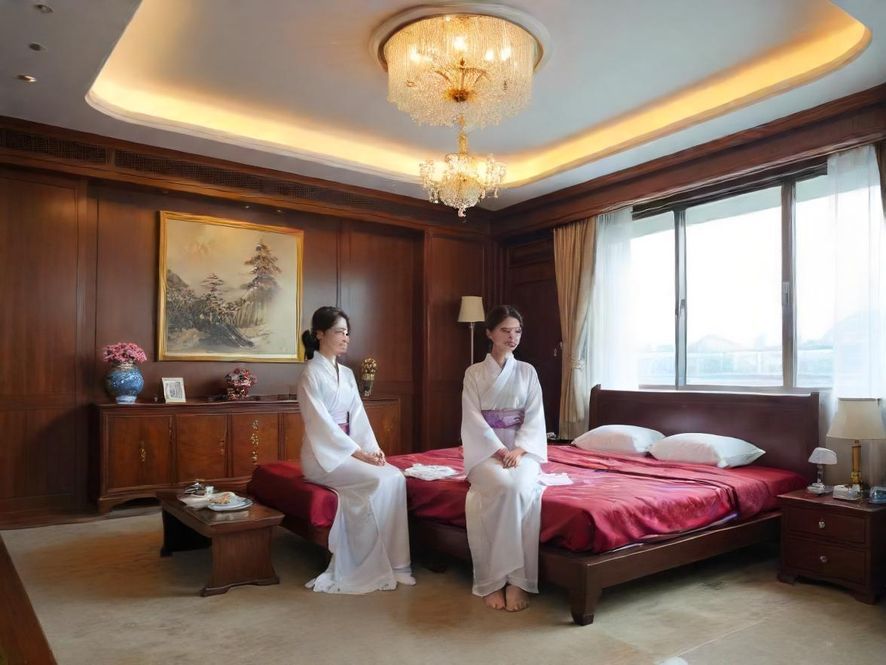 广州车陂集美桑拿会所大厅实景