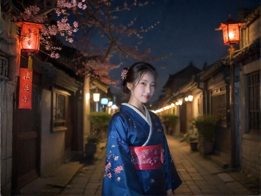 温州城市夜景一角