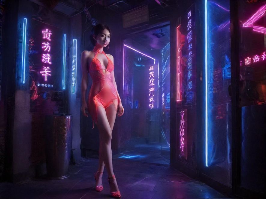 江苏夜场会所入口夜景