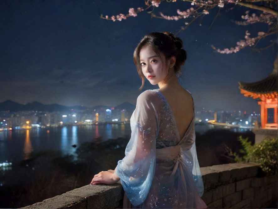 广佛夜生活街头场景