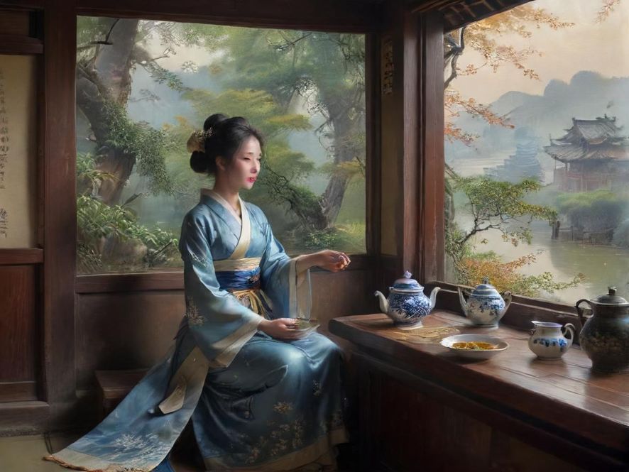 广州私密茶社内部环境展示