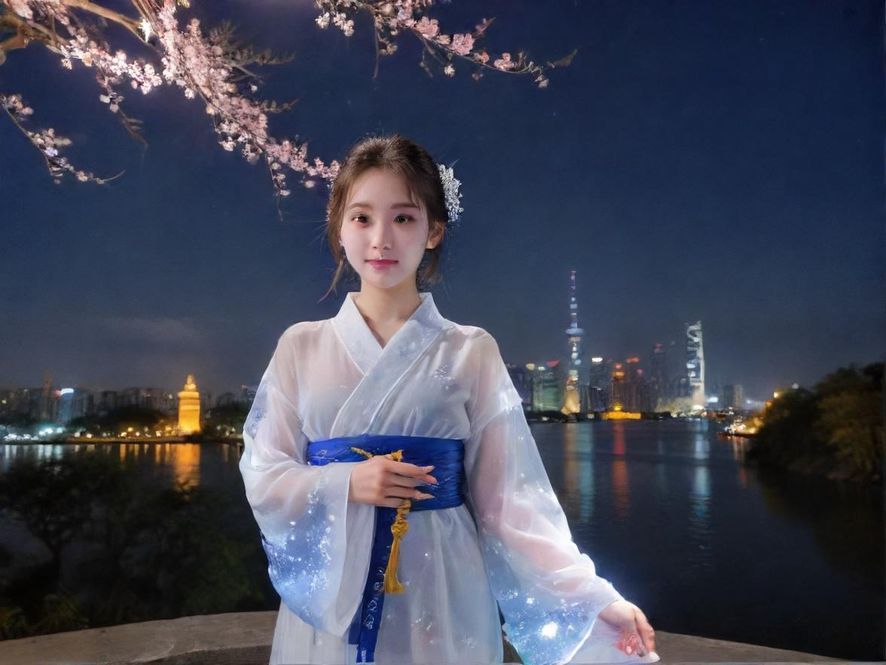 广州白云qt场的夜景