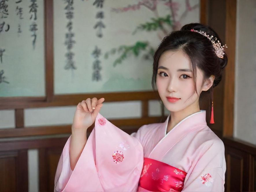 一位女士在私密的都市空间中享受休闲时光，光影唯美