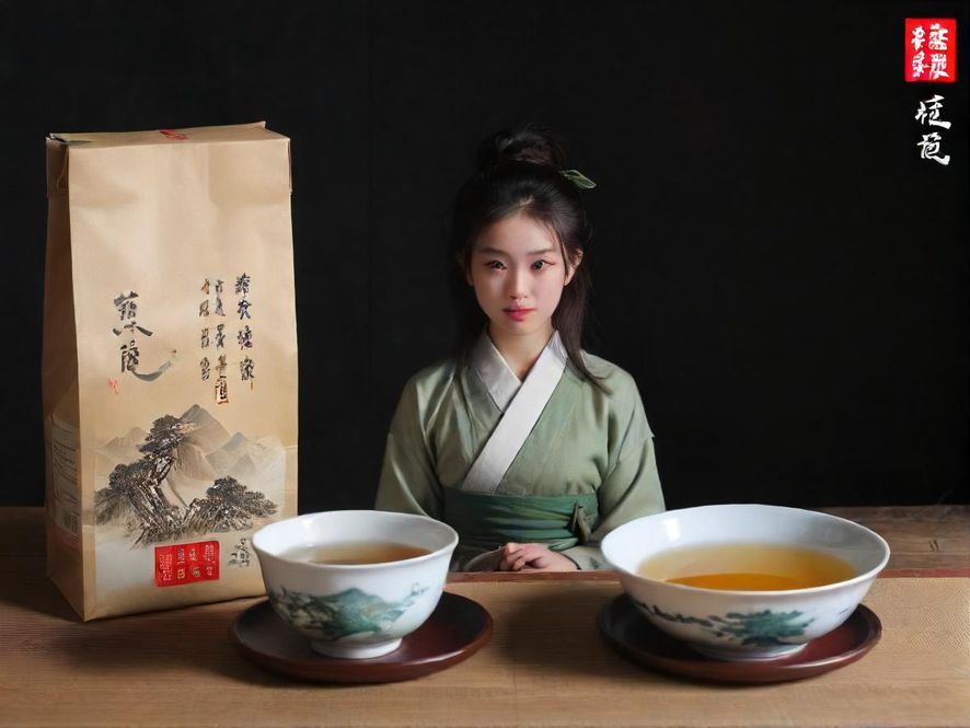 佛山一间私密茶室里,一位女子侧身而坐,手持茶杯,神情放松,唯美的光影勾勒出她的轮廓,背景是朦胧的茶具和窗外若隐若现的景色。