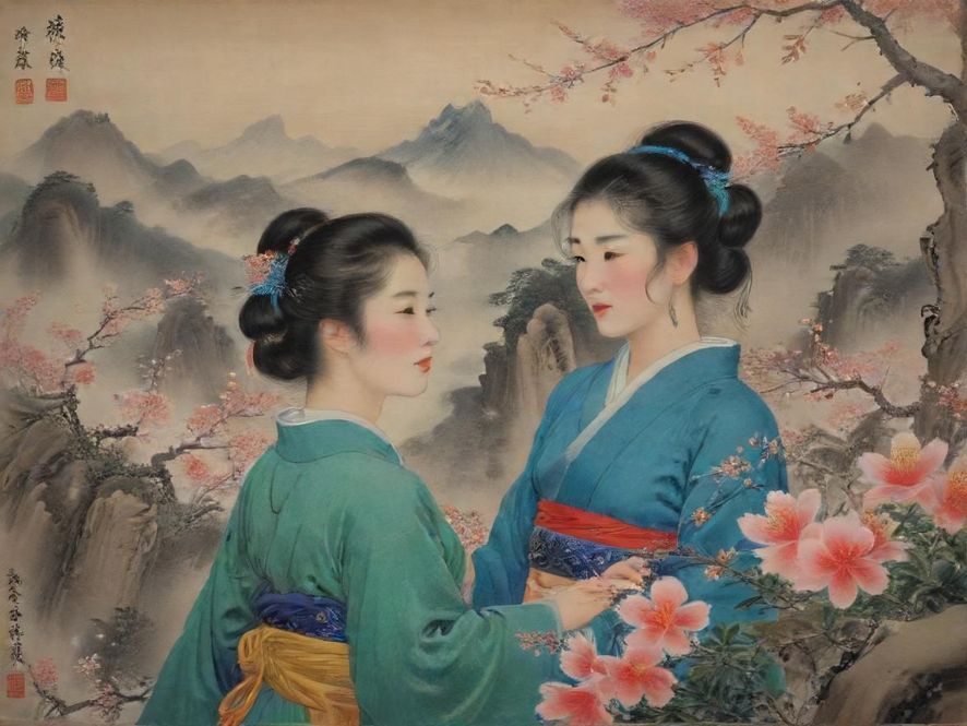 佛山广州花社区学员手捧亲手制作的精美花束