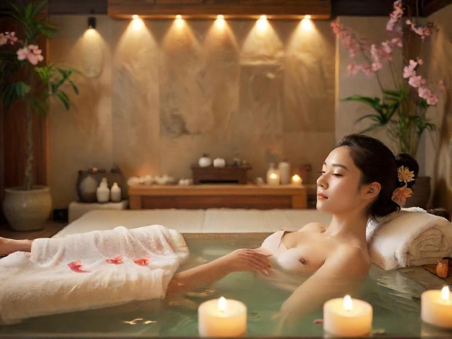 私密舒适的SPA包间，等待极致放松